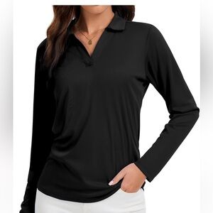 & Other Stories Black Long Sleeve Top